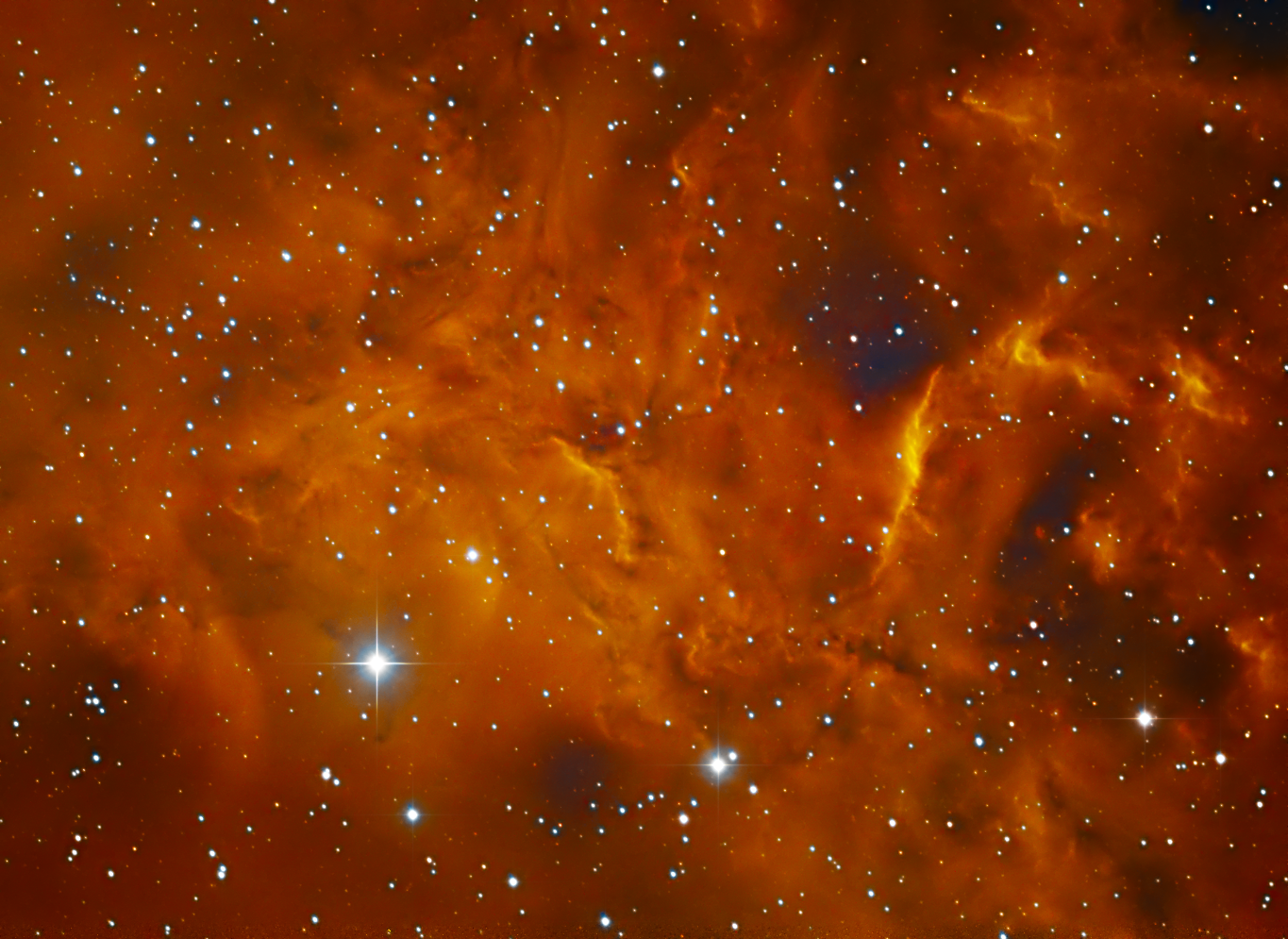 Flaming Star Nebula