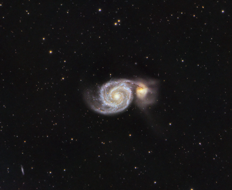 M51, the Whirlpool Galaxy – Another year, another try